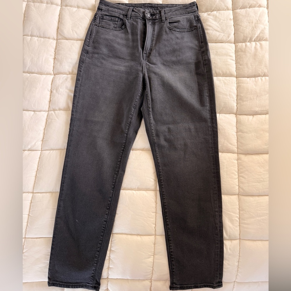 American Eagle Outfitters Light Black Straight Leg Jeans